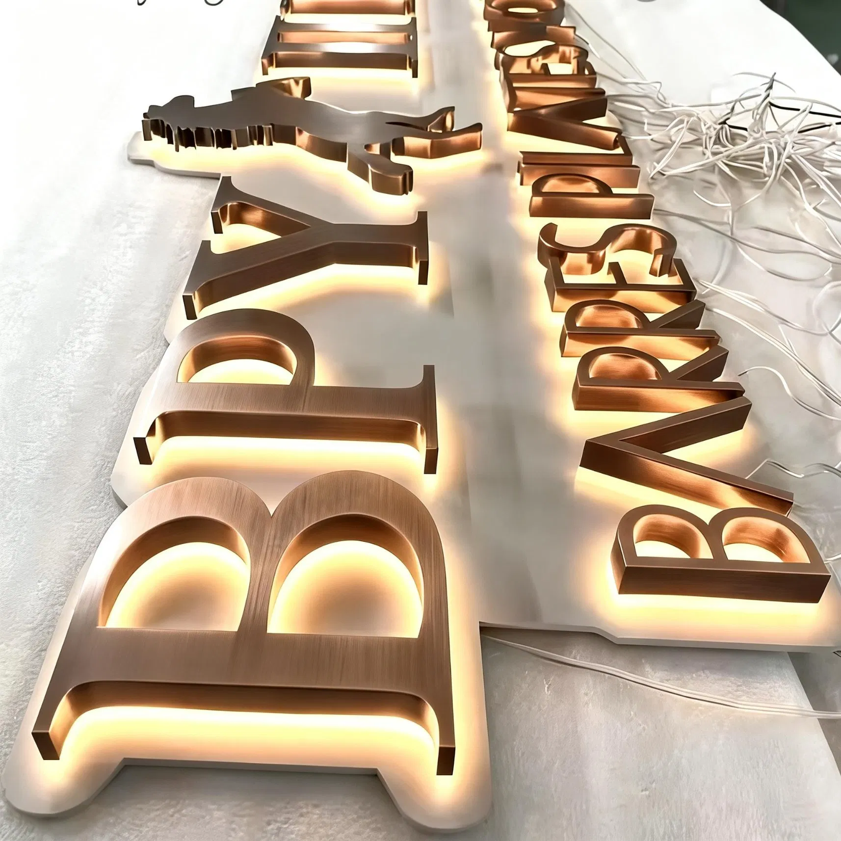 High Quality 3D Logo Office Business Wall Sign Board Signage 3D Channel Letter Sign