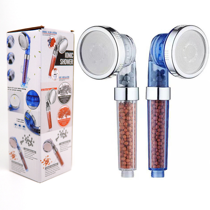 Detachable Ionic Filter Shower Head 3 Setting Handheld Shower Head