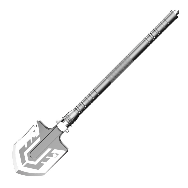 Multi-Functional Outdoor Supplies Flintstone Camping Survival Equipment Folding Engineer Shovel