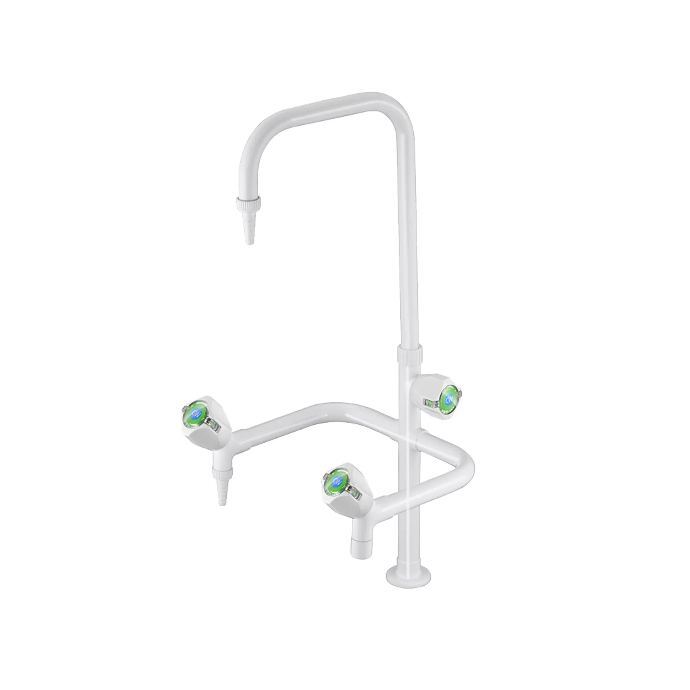 Лабораторный кран премиум из латуни с регулятором потока