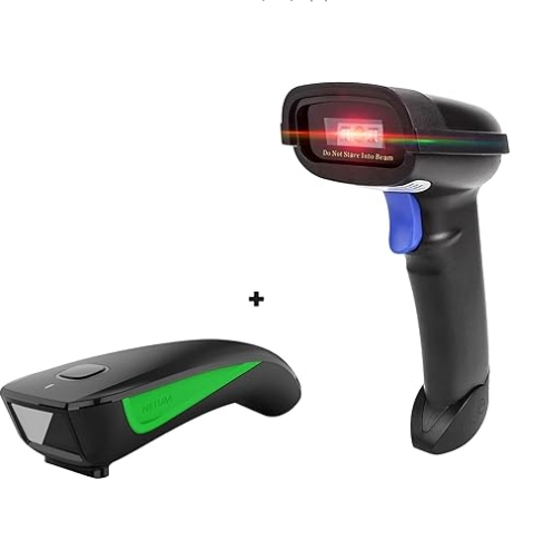 Netum Barcode Scanner Connect Smart Phone, Tablet, PC, CCD Bar Code Reader Work with Windows Mac Android Ios