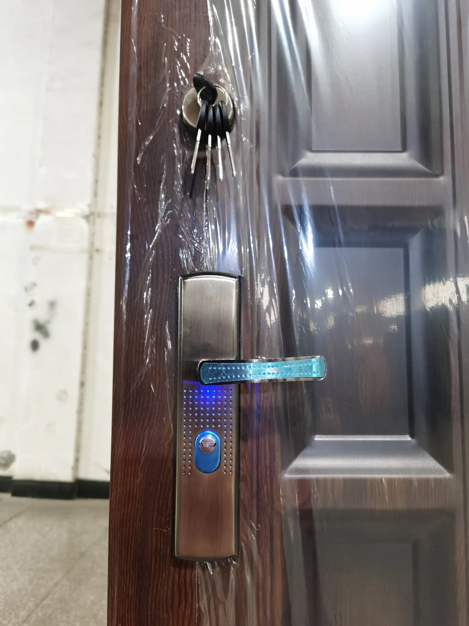 Security Exterior Double Steel Door