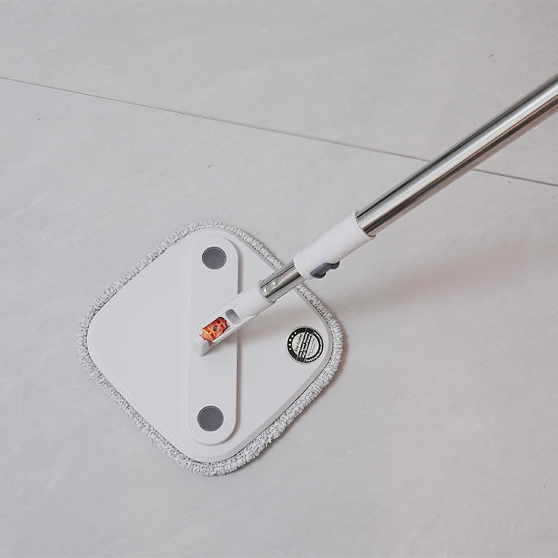 Square 360° Spin Mop with Self-Cleaning Bucket