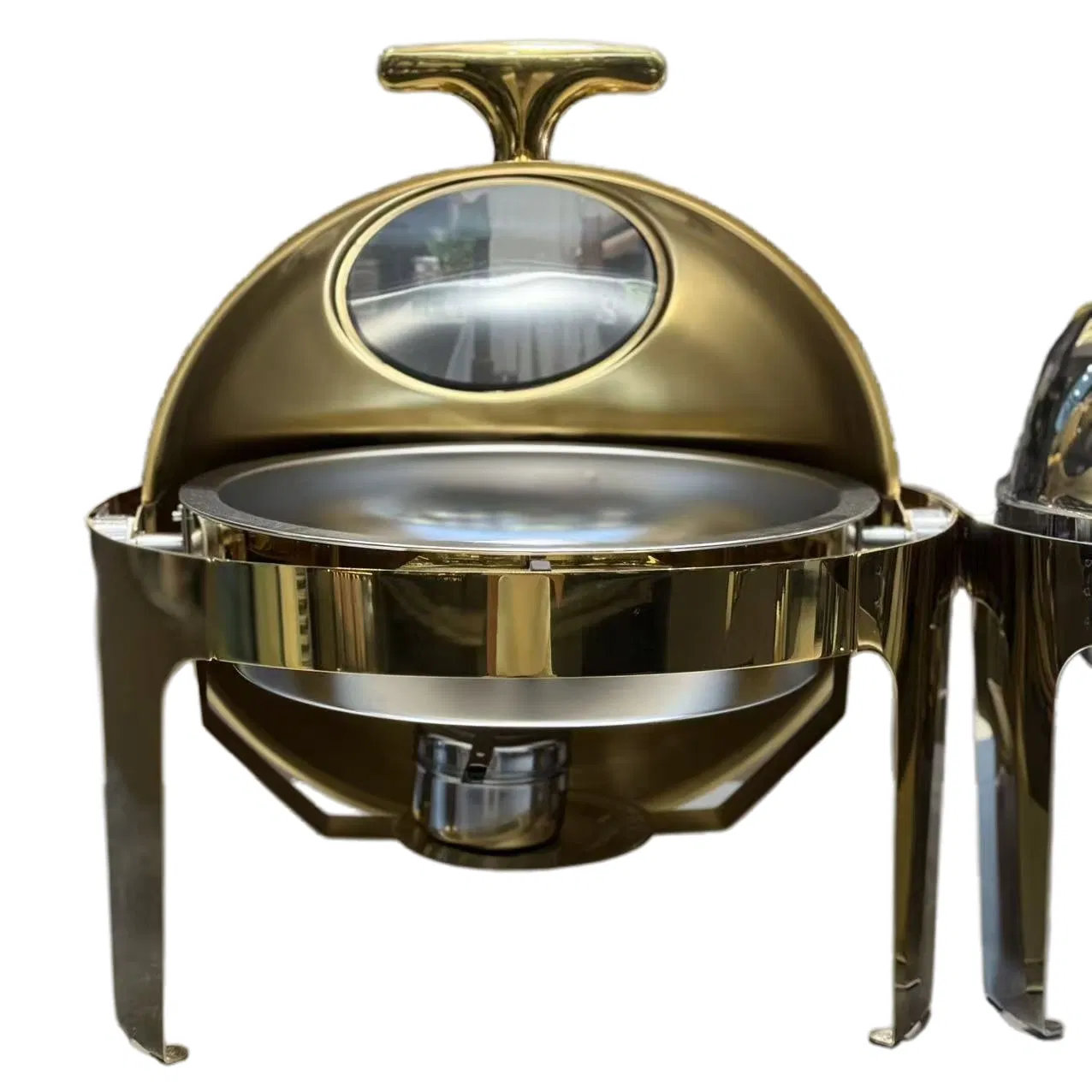 Elegant Stainless Steel Buffet Dish for Catering Events
