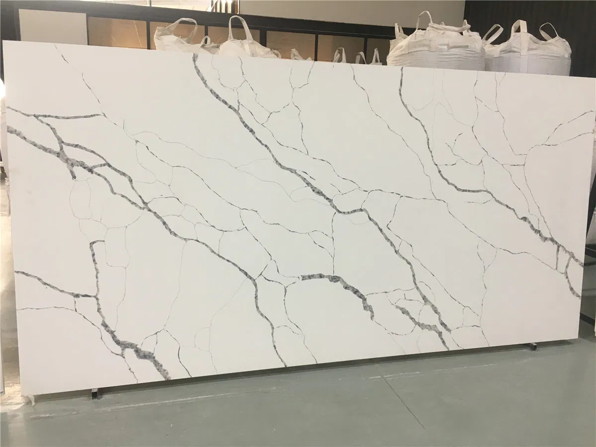 Calacatta White Quartz Stone Building Material Modern Furniture