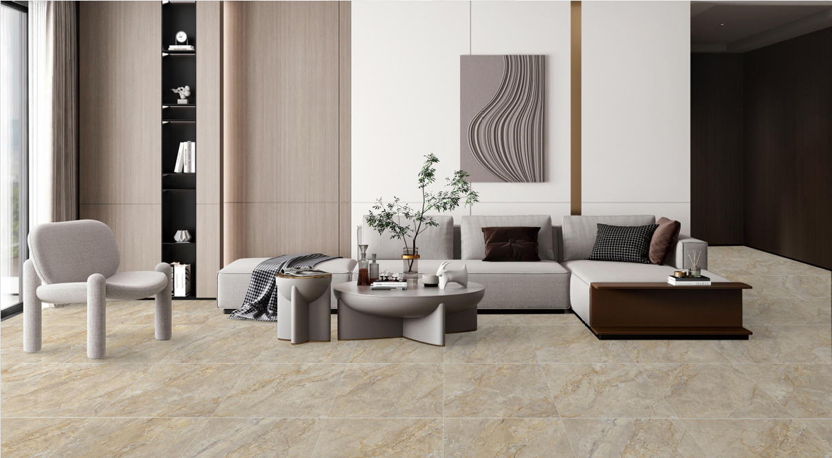 Foshan Wholesale Luxury 60*60 Polished Full-Body Glaze Porcelain Floor Tile