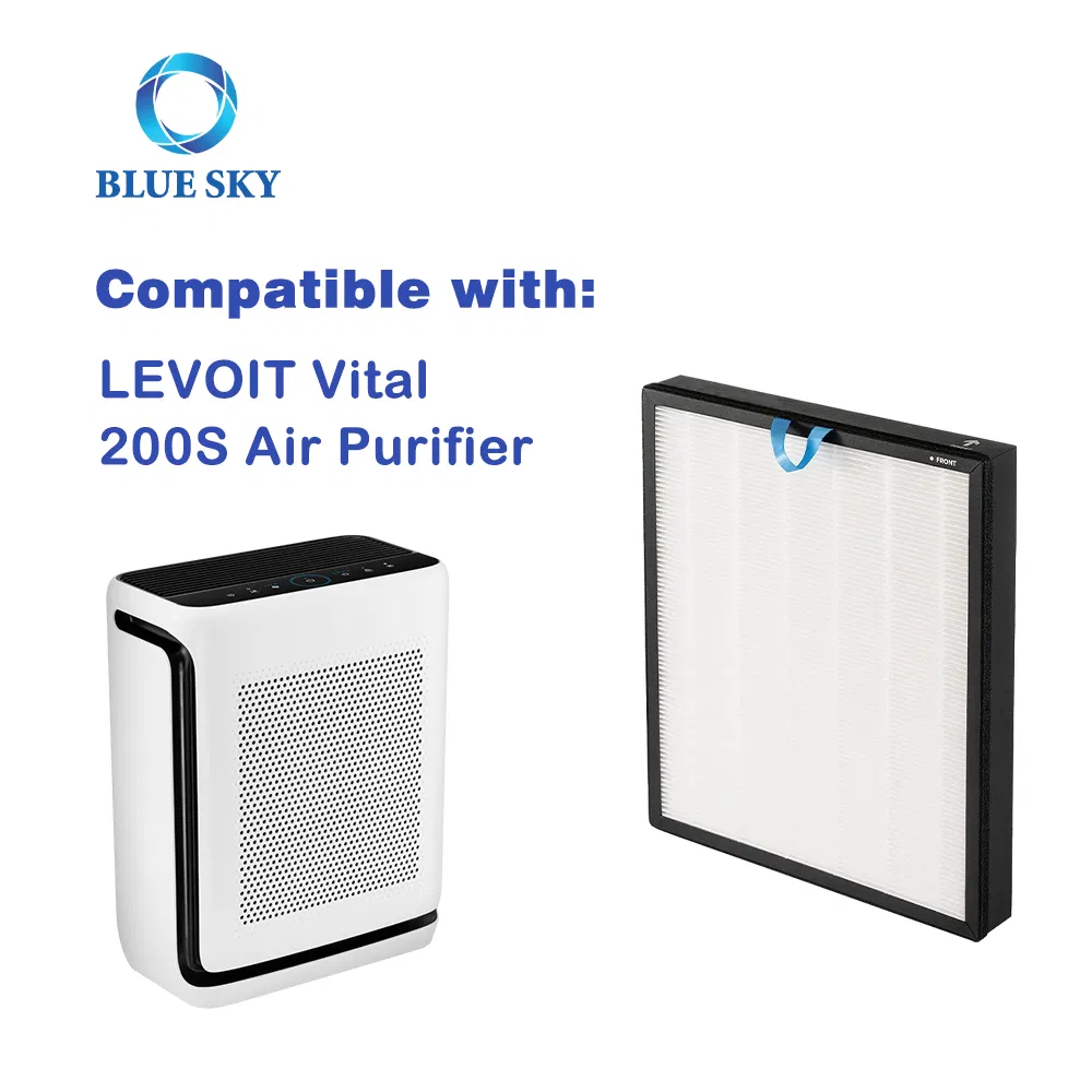 Vital 200s-RF 3-in-1 True HEPA Activated Carbon Filter Replacement for Levoit Vital 200s Pet Allergy Smoke Remover Air Purifier
