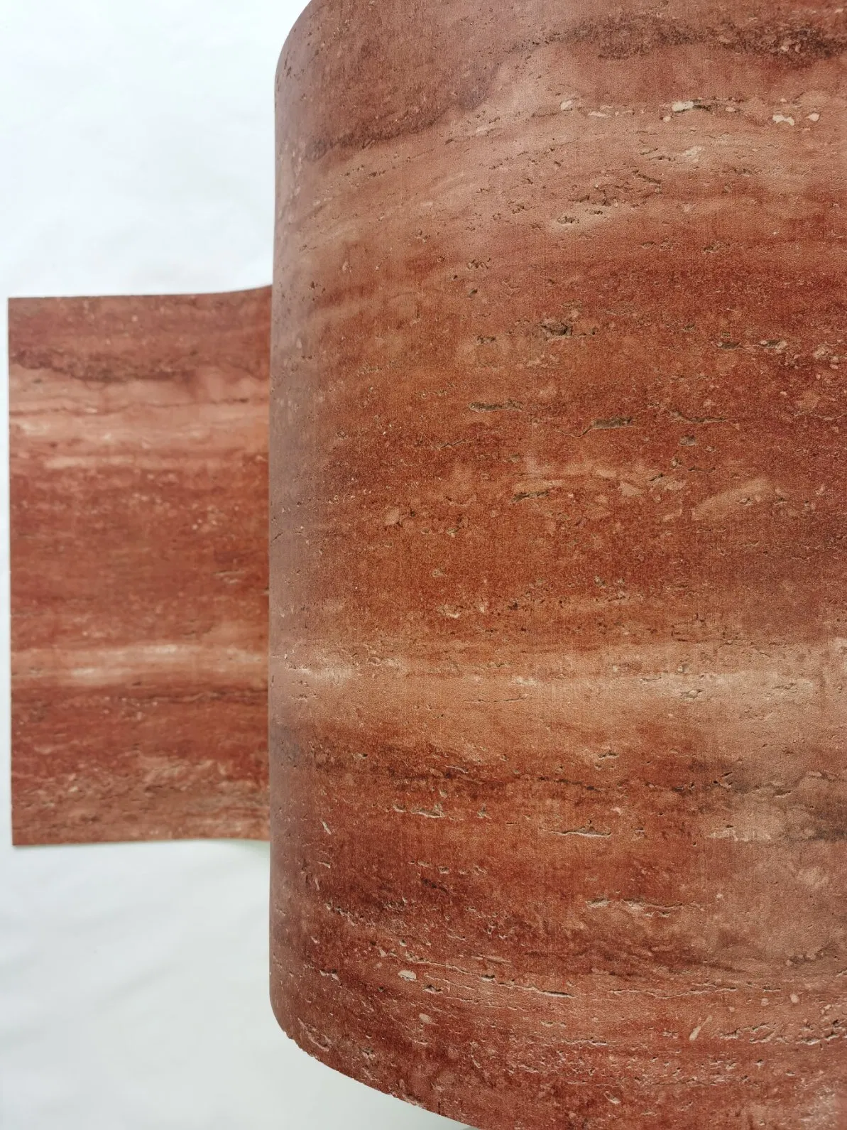 Factory Wholesale Inkjet Travertine Thin Mcm Flexible Clay Facing Bricks Red Stone for Exterior Wall Cladding
