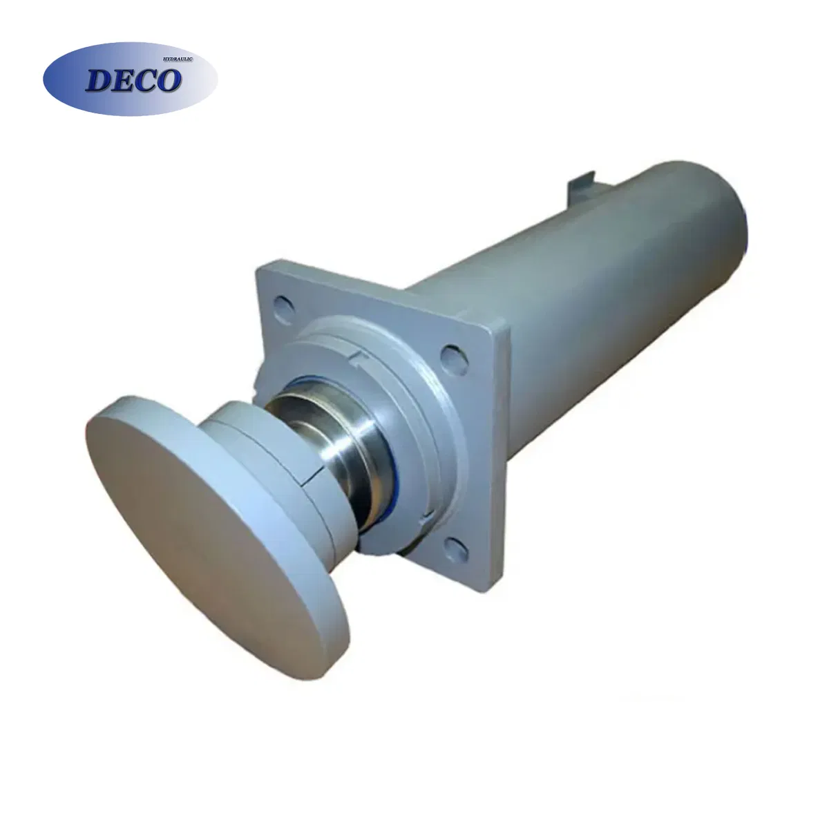 Front Flange Mounted High Pressure Large Piston Hoist Hydraulic Oil Cylinder for Vertical Lifting