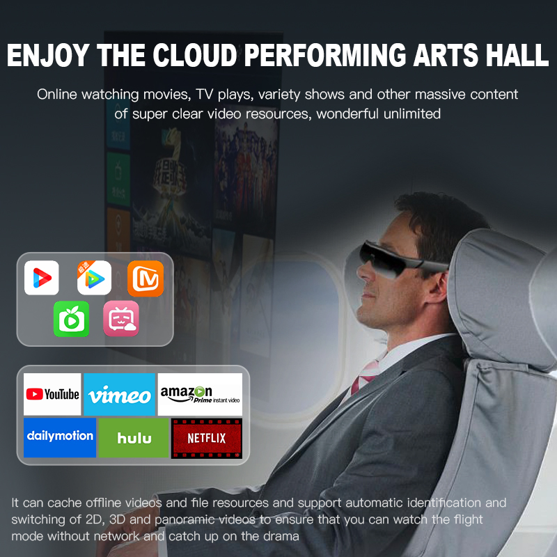 Application Scenario Large Box 3D Multi-Use Vr Portable Home Theater Ar Glasses