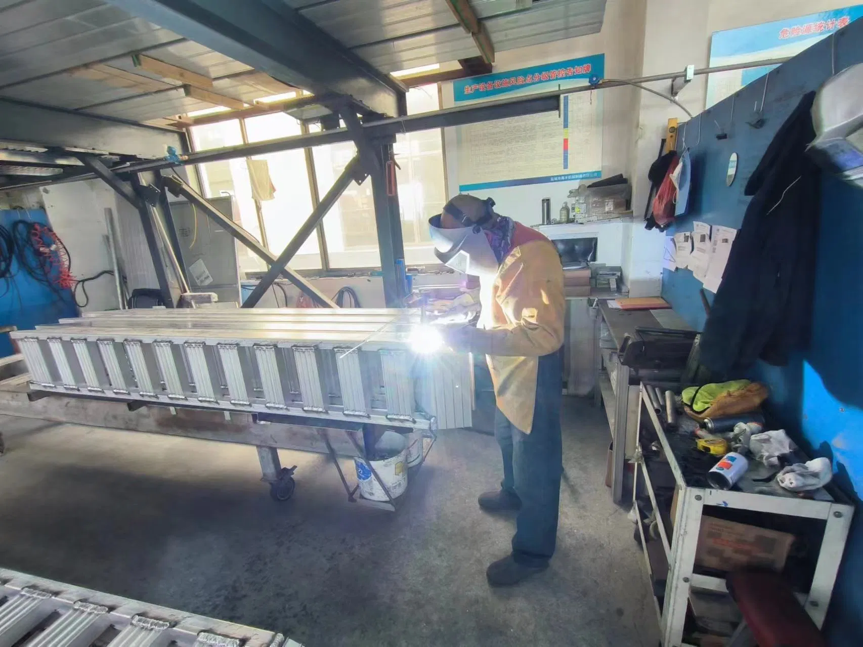 3-тонная алюминиевая рампа для гусеничной техники 2,5 м