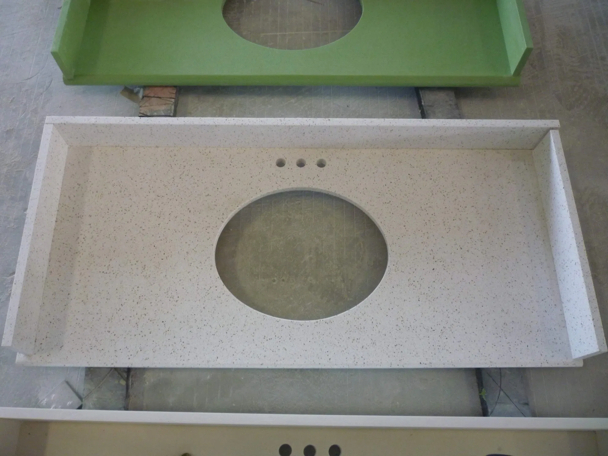 Wholesale Prefab Veins Quartz Stone Kitchen Countertop/Vanity Top