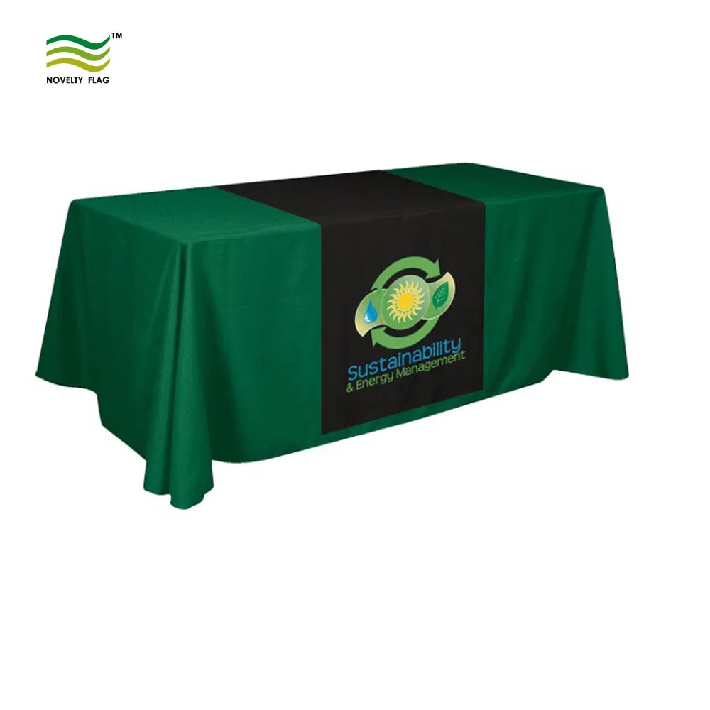 Custom Advertising Trade Show Event Table Cloth Runner