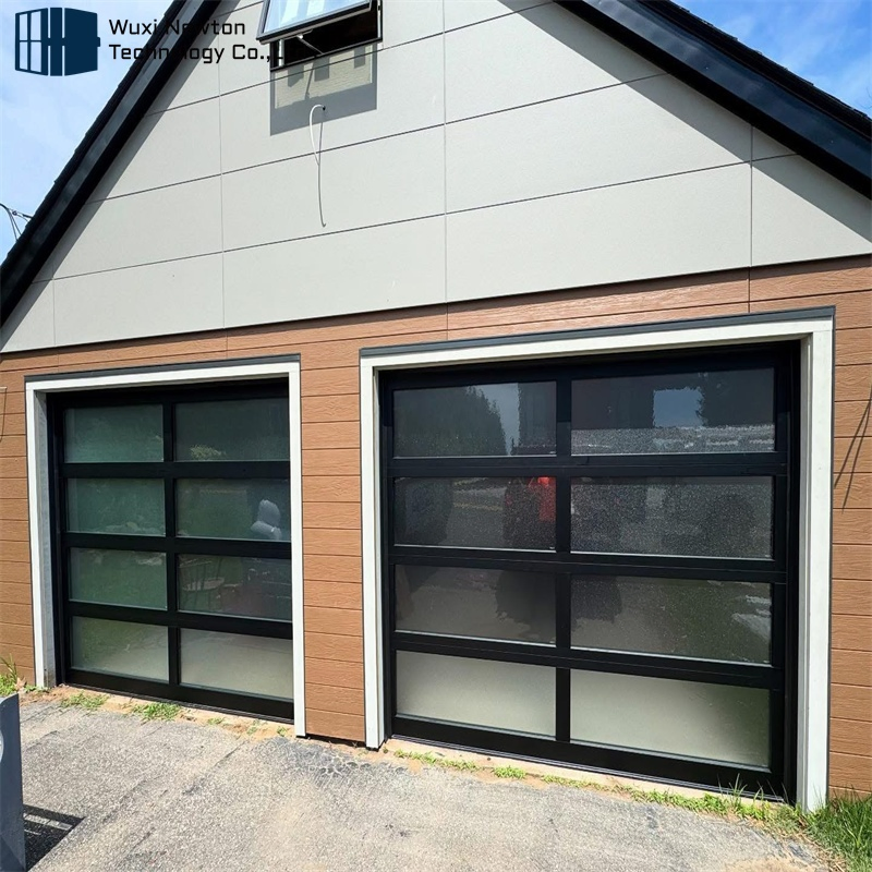 High-Performance Super Large Thermal Insulation Impact Glass Garage Door Warehouse