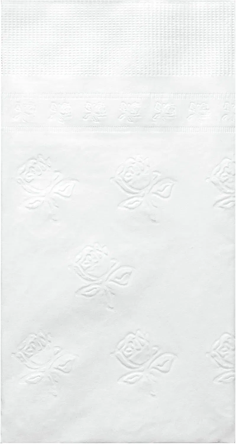 Custom Eco-Friendly 2-Ply White Dinner Napkin Soft Napkins for Hotel Guests Paper Hand