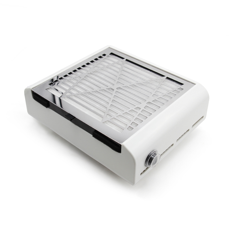40W Strong Powder Manicure Salon Equipment Electric Nail Dust Extractor with LED Lamp