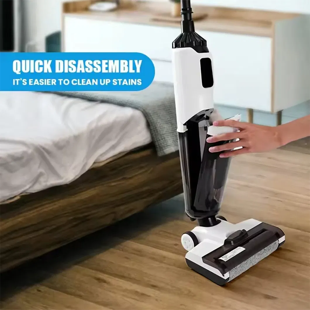 Cordless Wet Dry Vacuum Cleaner Self-Cleaning Handheld Device for Home & Hotel Use with Brushless Technology