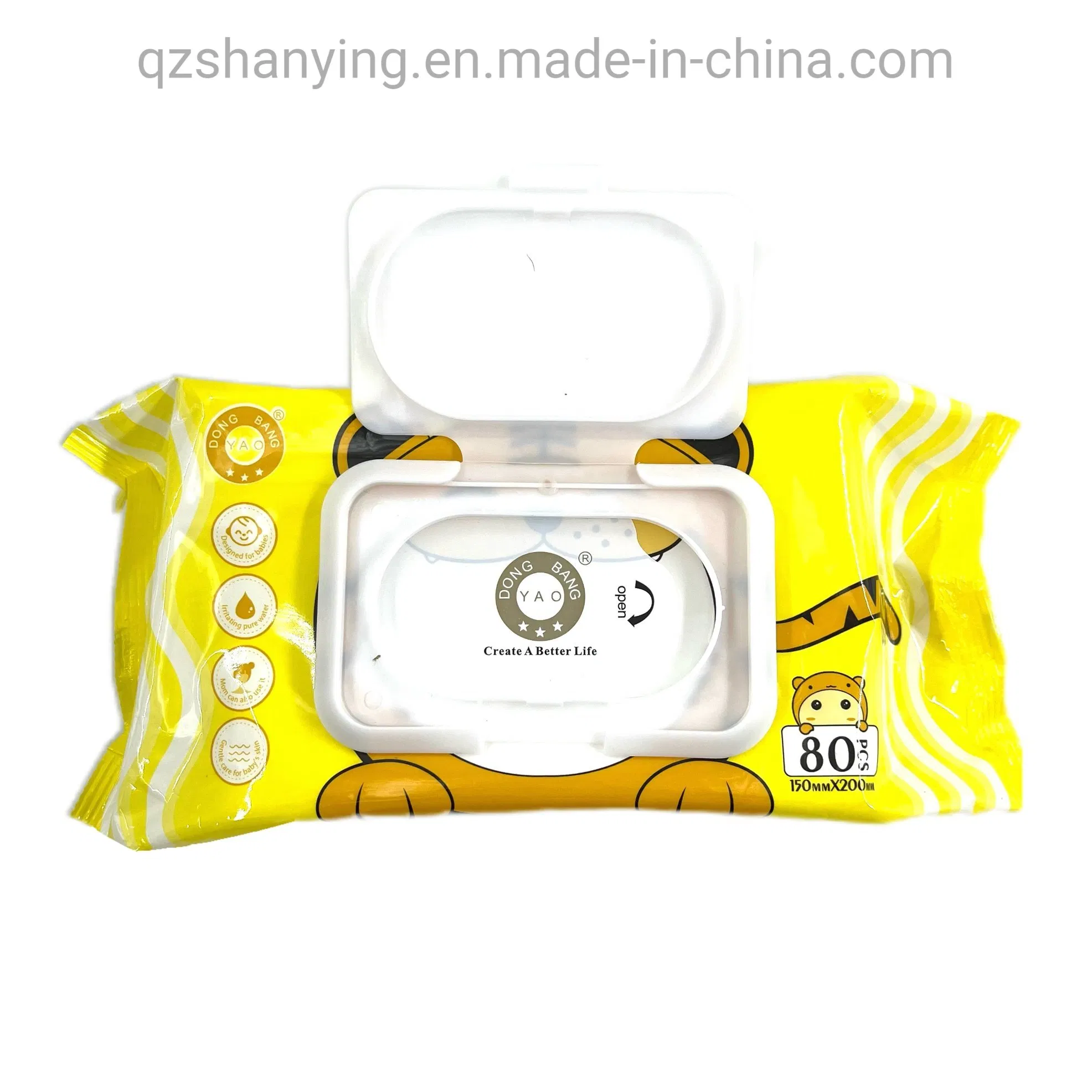 Stylish Baby Wet Wipes with Cute Packaging for Easy Use