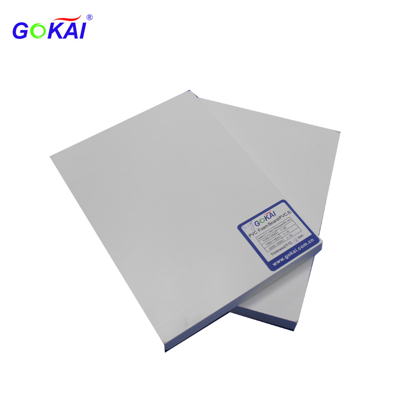 Gokai Factory 2mm-30mm White PVC Celuka Board for Building/Advertising/Printing