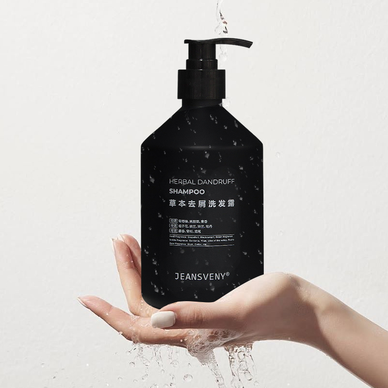 Black Bottle Shampoo for Hotel Travel SPA