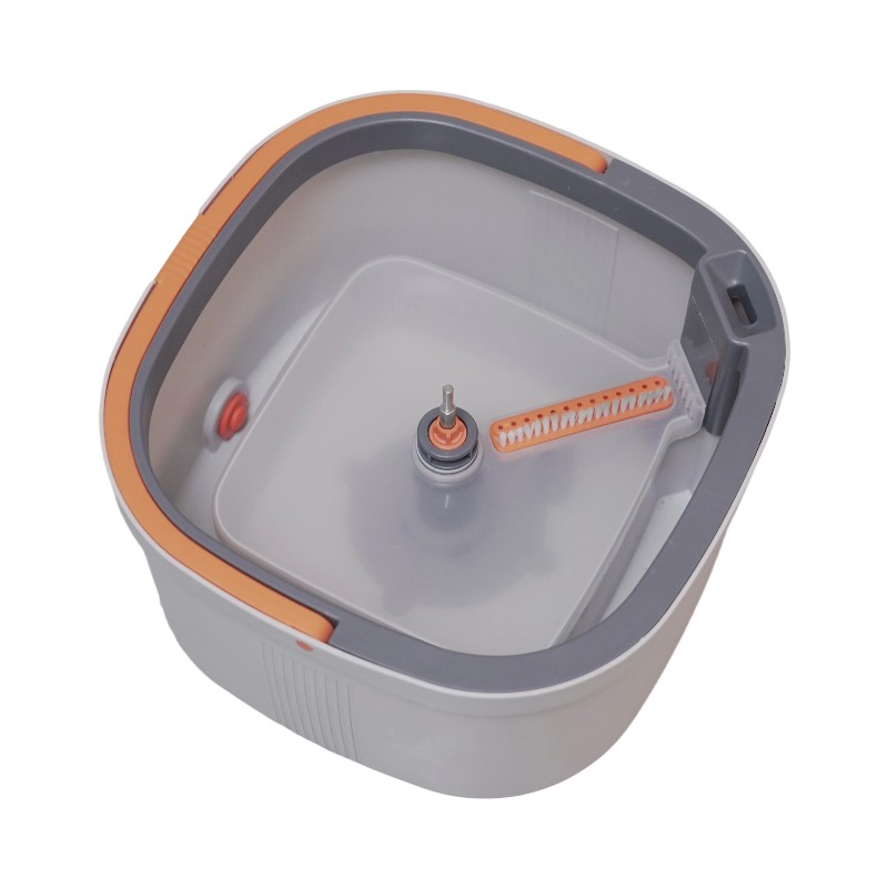 Square 360° Spin Mop with Self-Cleaning Bucket