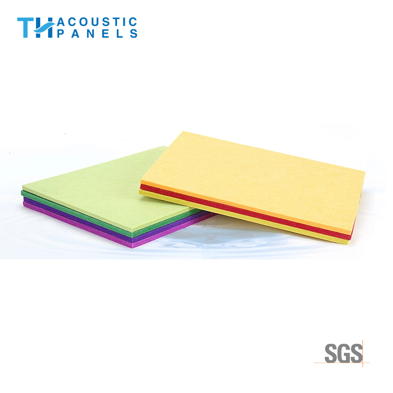 15mm Flame Retartant Polyester Fiber Decorative Acoustic Board for Meeting Room