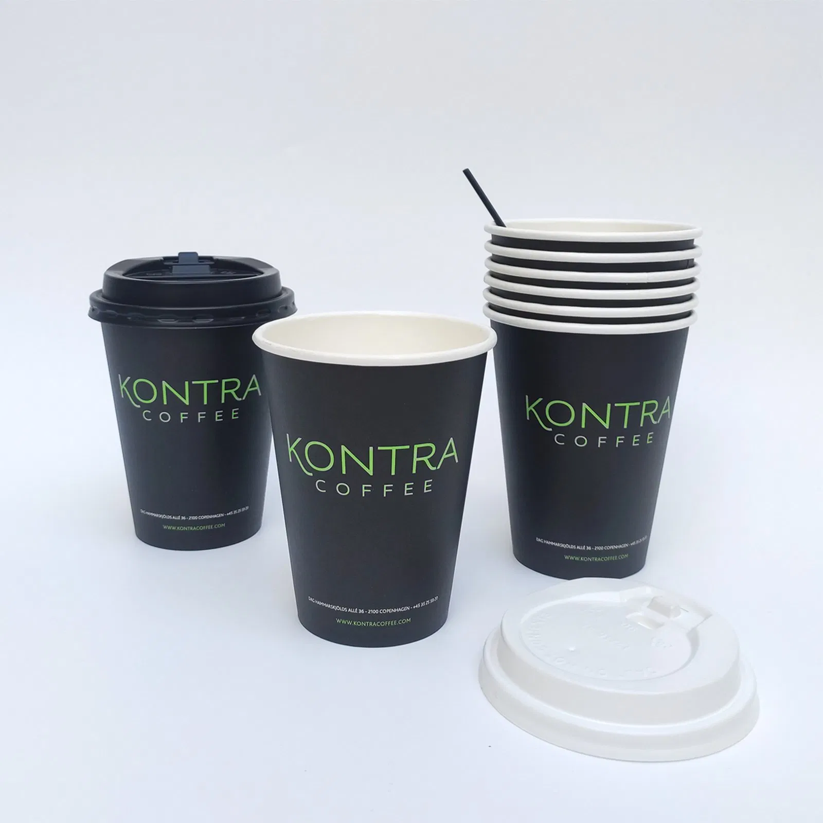 Custom Ripple Double Single Wall Disposable Coffee Paper Cup
