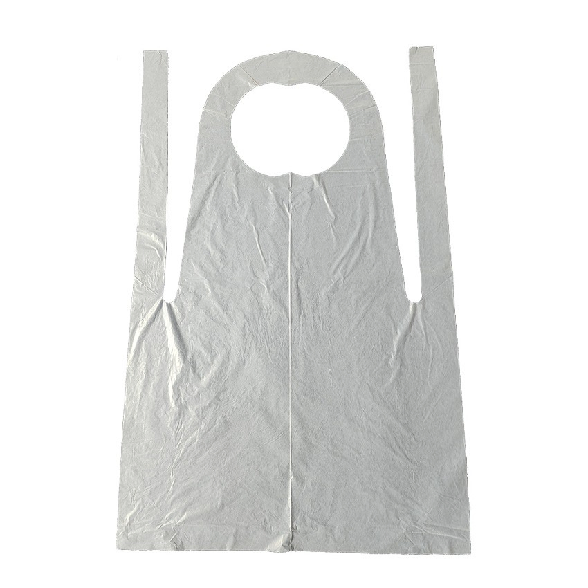 OEM Disposable LDPE/HDPE Plastic Waterproof Transparent Apron for Barbecue & Picnic