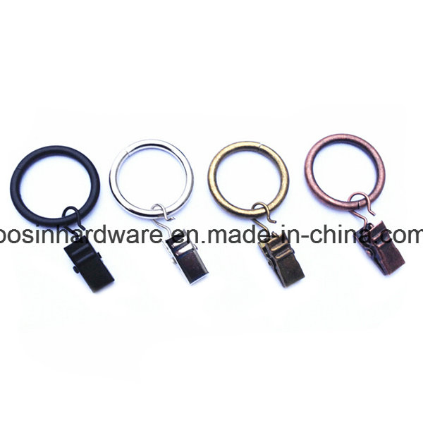 Window Curtain Rod Metal Clip Ring