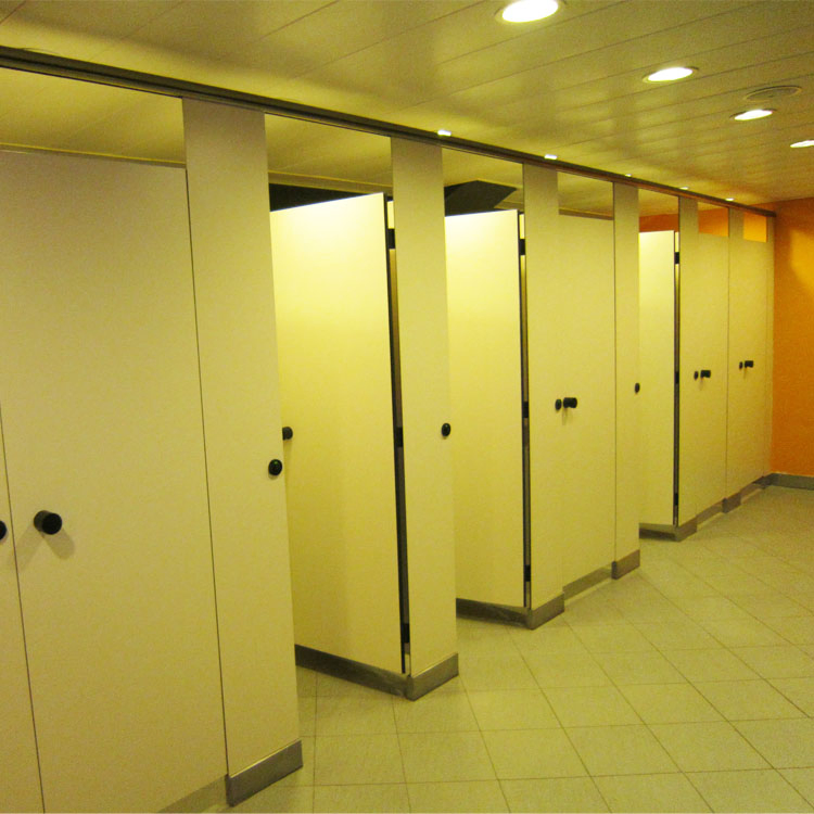Gym Changing Room Partition / Dressing Room Toilet Partition