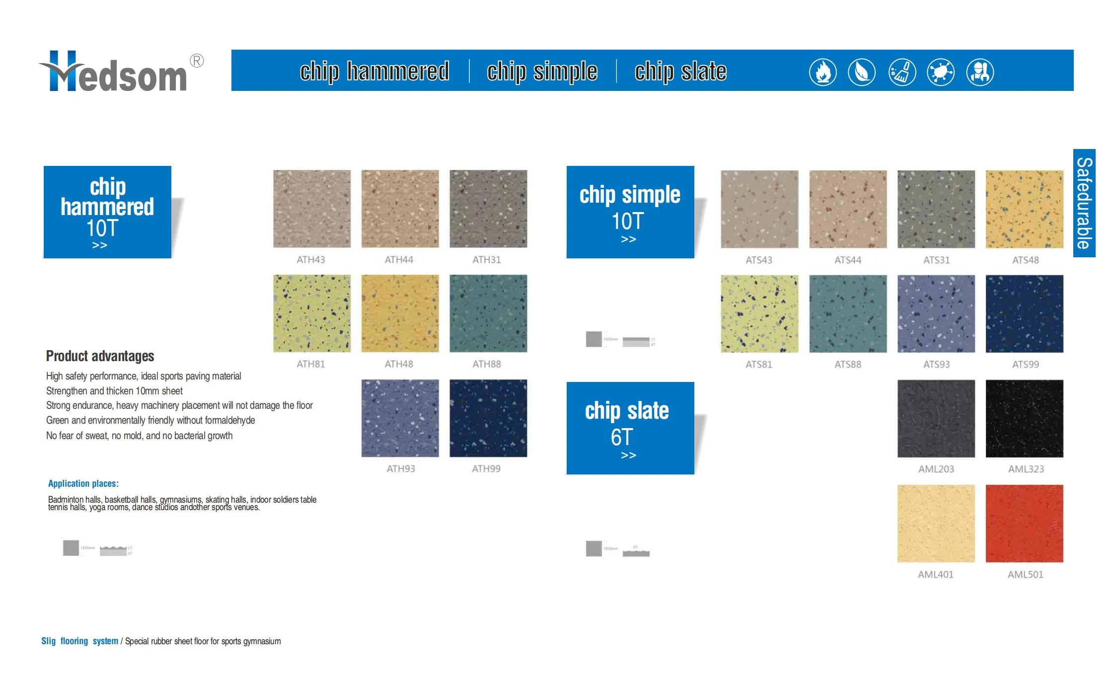 Durable Round Button Rubber Flooring Vinyl Flooring for Transportation Area