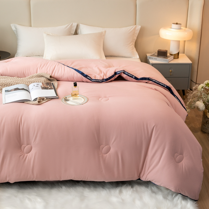Wholesale Home Textile Antibacteria Bedding Polyester Quilt Soybean Fiber Comforter