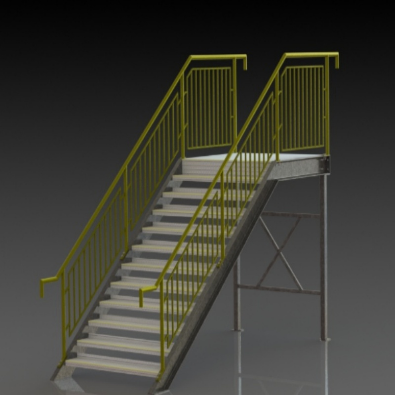 Customized High-Quality Industrial Staircase Manufacturer Metal Welding