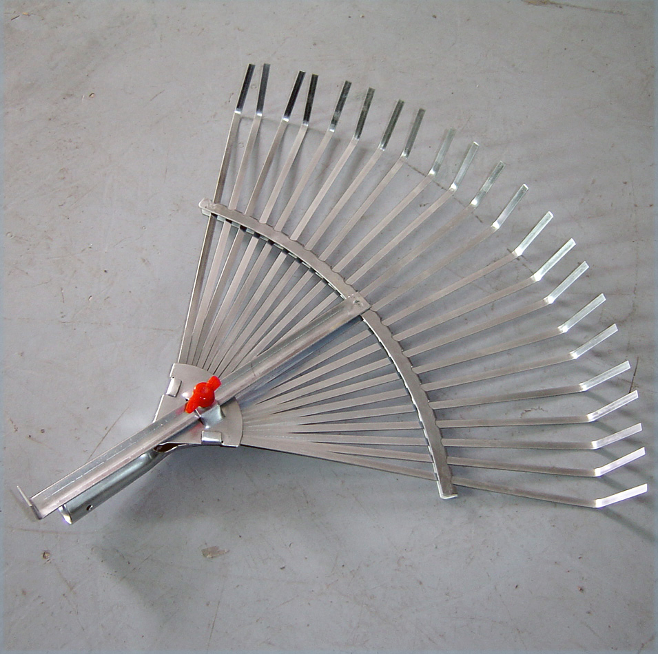 Adjustable Lawn Rake Chrome Plated with or Without Handles