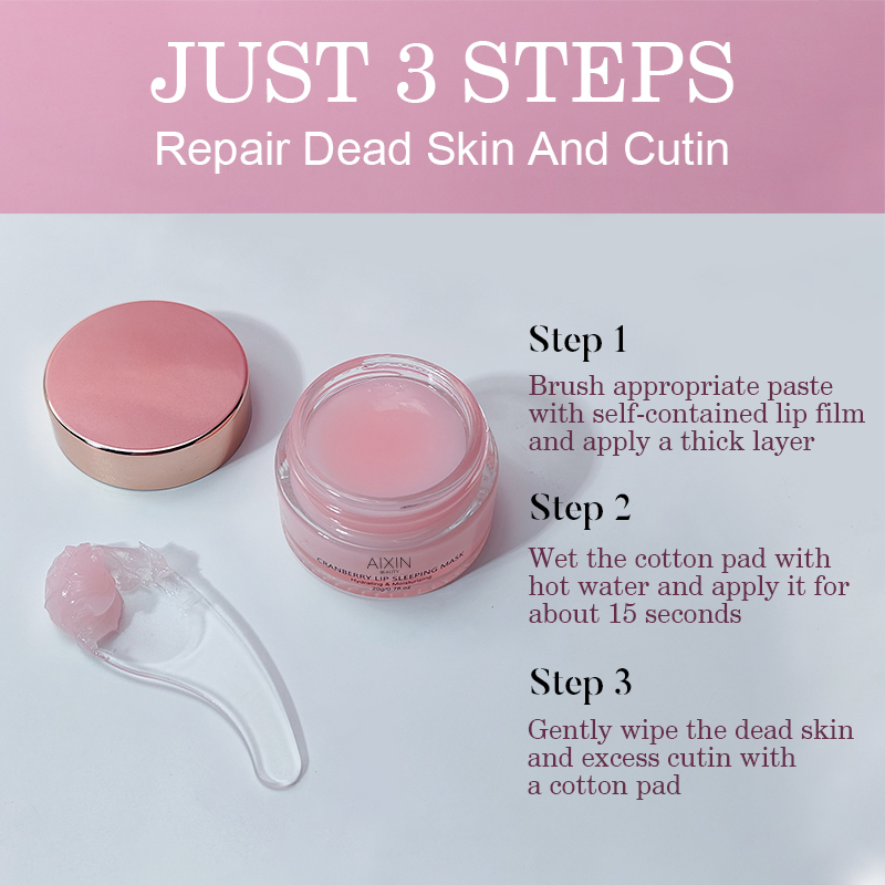 Beauty Cosmetics Lip Care Nourish Hydrate Moisturizer Cranberry Lip Sleeping Mask