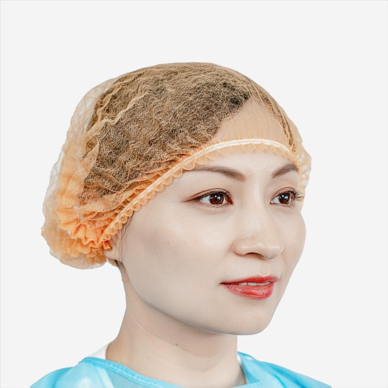 Non Medical Disposable Bouffant Clip Mob Cap with Protection From The Dust