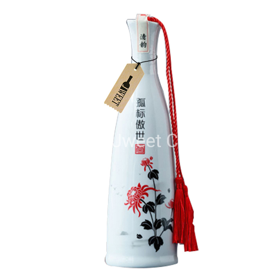 Wholesale Olive Oil Packaging Bottle Ceramic Olive Oil Bottle