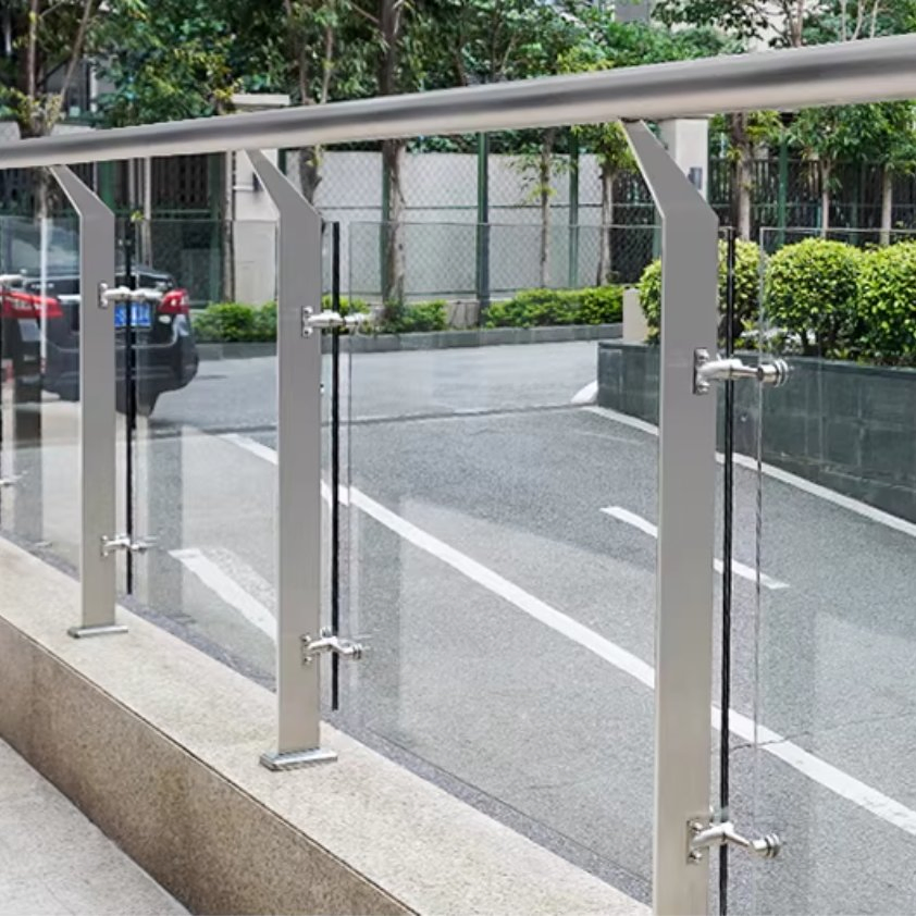 Balustrade Post with Handrail St. St. Quality