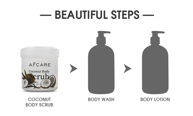 Private Label Gel Face Cream Jar Coconut Exfoliating Skin Cream Shea Butter Deep Cleansing Foot Exfoliant Scrub