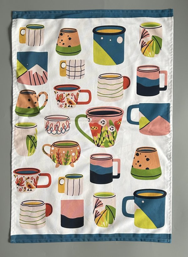 Custom Digital Printed Kitchens Tea Towels for Kitchen