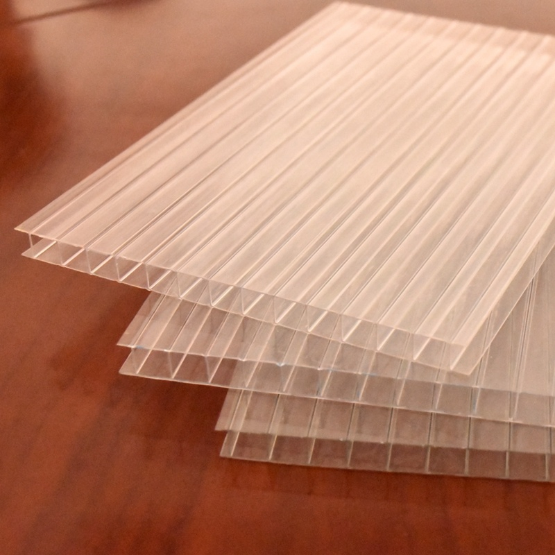 100% Virginal Material PC Polycarbonate 4-Layer Plastic Panel for Roofing Sheet