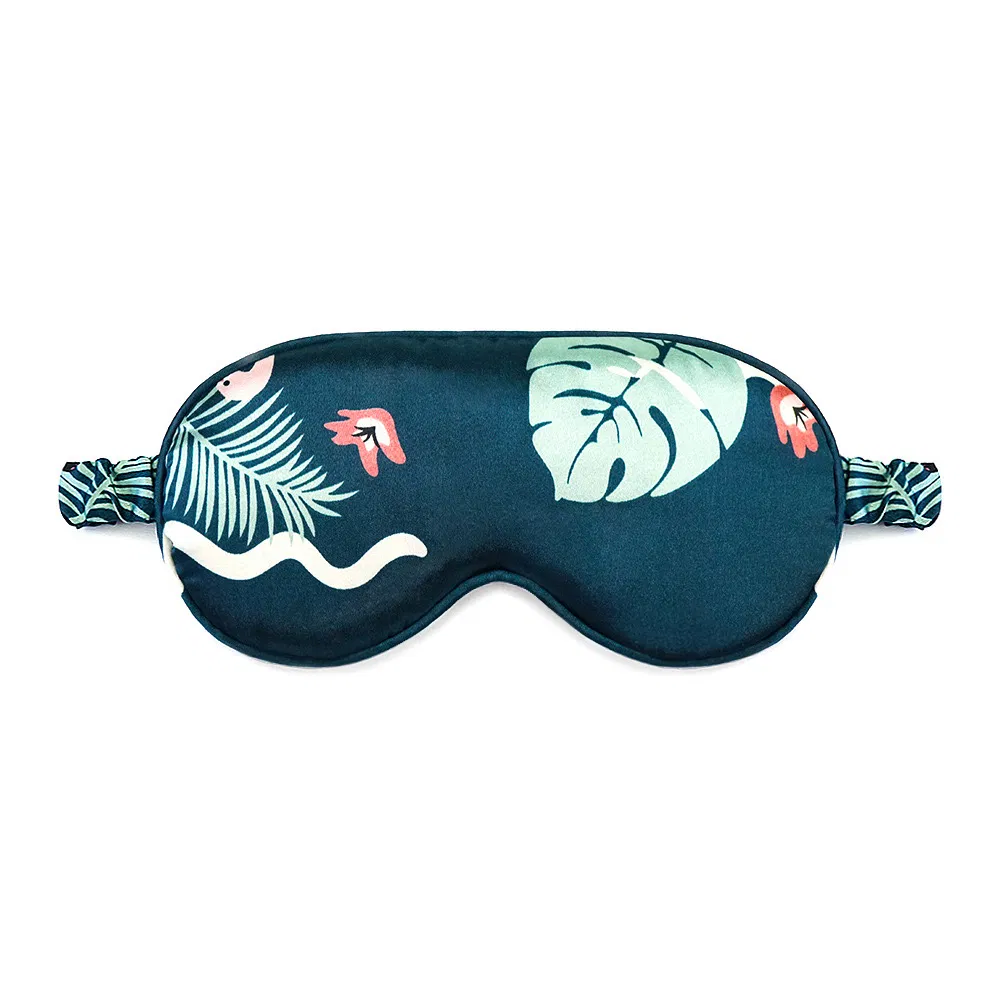 Silk Eye Mask Satin Luxury Customized Soft Travel Elastic Strap Eye Sleeping Mask