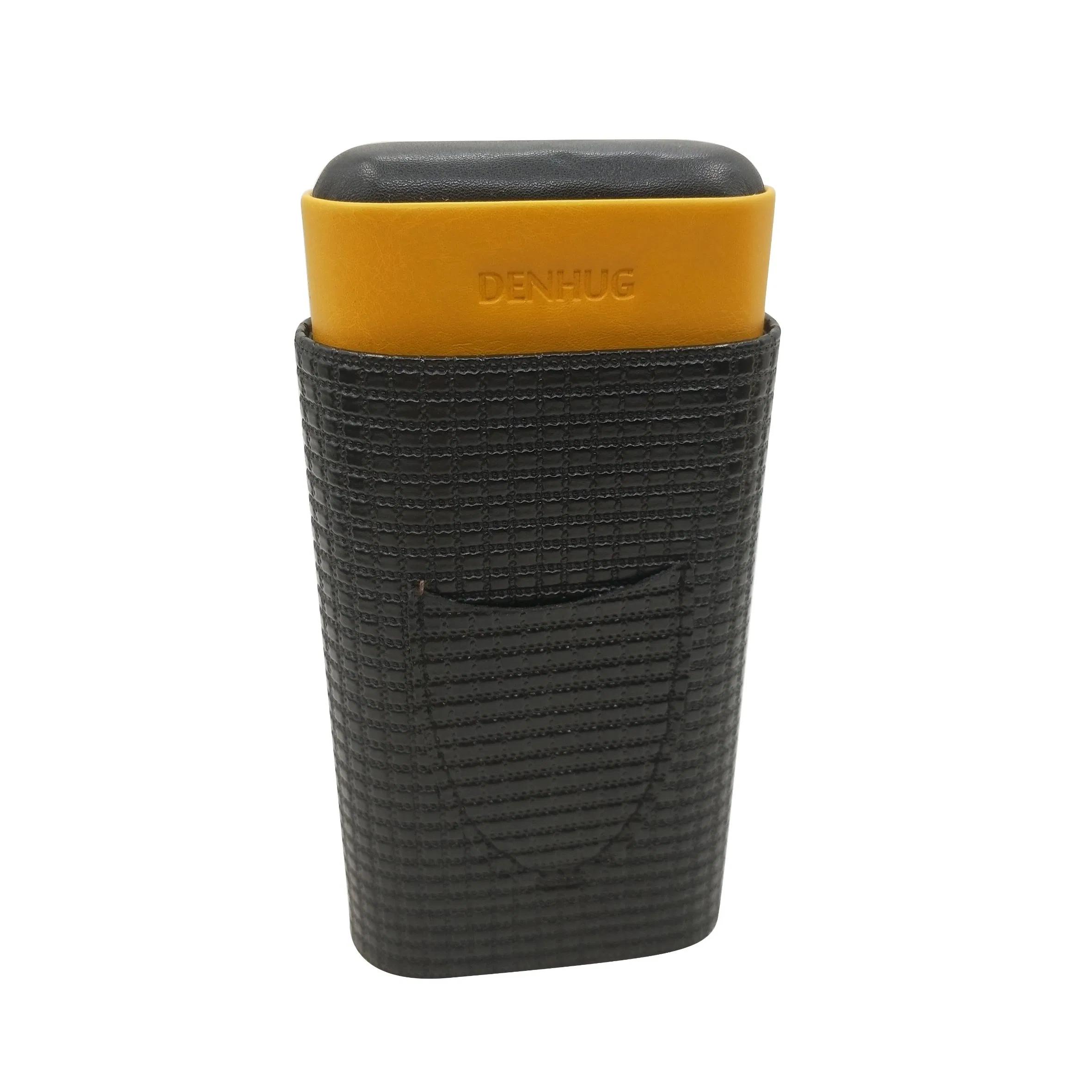 Elegant PU Leather Cigar Humidor Gift Box for Aficionados