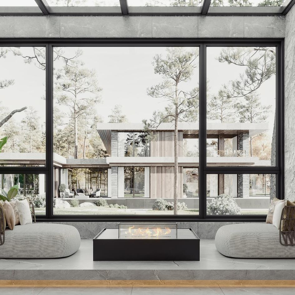 Complete PVC Windows and Metal Window with Aluminum Window and Wooden Window Casement Window