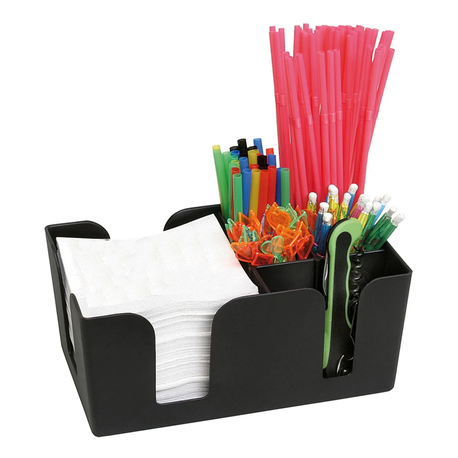 Bartender Tools Bluemoon Plastic Straw Holders Dispenser Bar Caddy Bar Accessories for Oceanside Phoenix Missoula White Heather