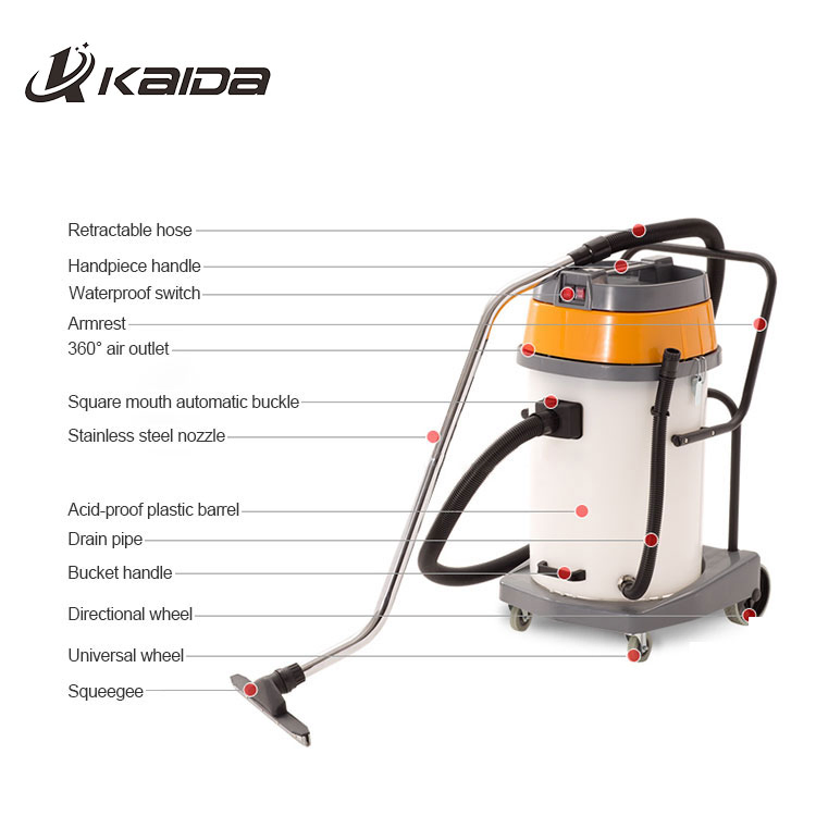 Kd510b Dry Wet 70L Large Capacity Carpet Floor Vacuum Cleaner