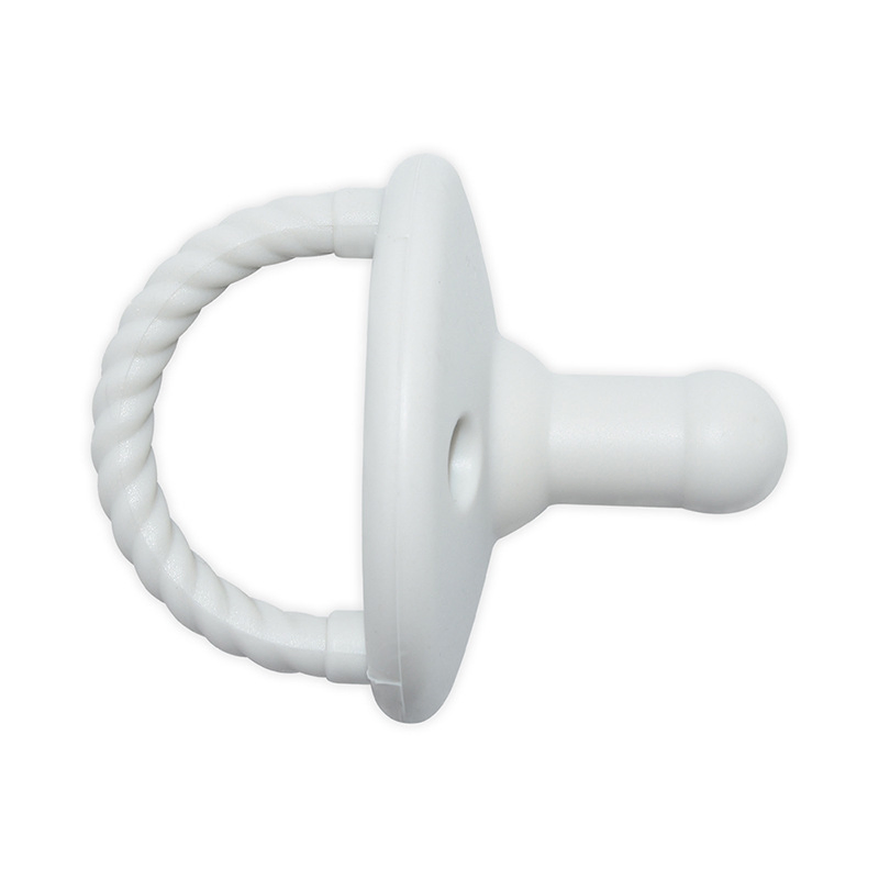 Baby Silicon Glue Pacifier Baby Grinding Teethchewing Toys Sleeping Round Head Pacifier