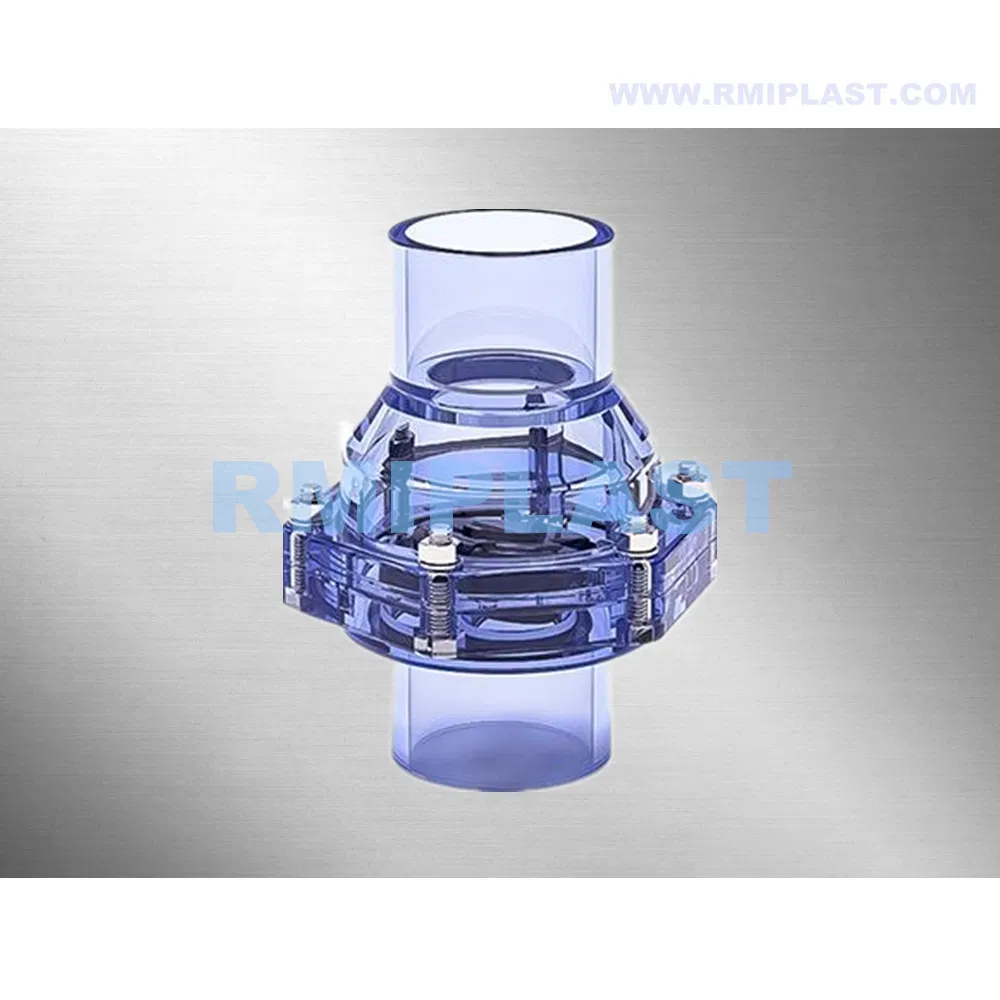 Clear PVC Equal Cross of DIN Pn16 Clear UPVC Pipe Fittings Plastic Four Way Cross for Water Supply