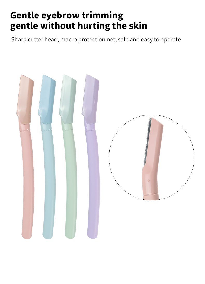 High-Quality Stainless Steel Eyebrow Razor for Flawless Brows