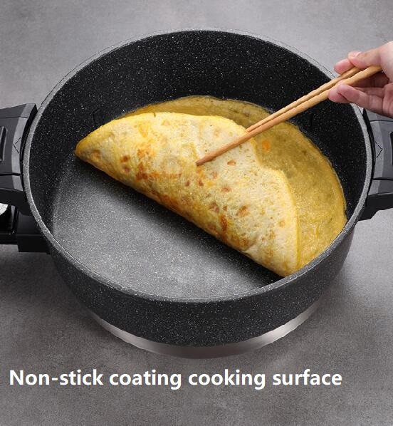 Low Pressure Electric Skillet Non-Stick Coating 7.5L Large Capacity